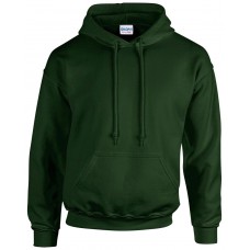 Gildan 18500 Heavy Blend kapucnis pulóver, forest green M méretben \18500-FO\